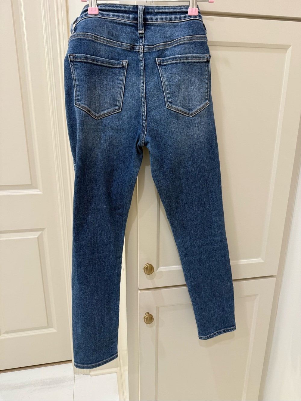 Vervet Los Angeles Medium Wash Blue Mid Rise Stretch Skinny Jeans size 26 - Picture 3 of 6